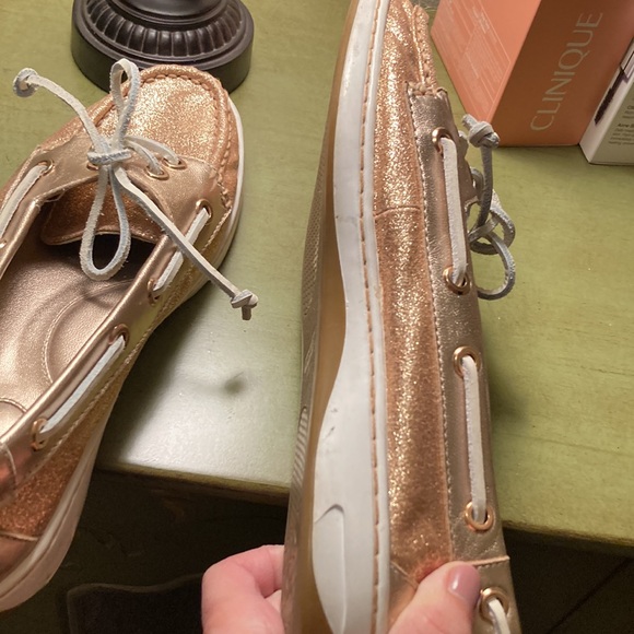 Coach Metallic Gold Loafers 👞 - Picture 10 of 11